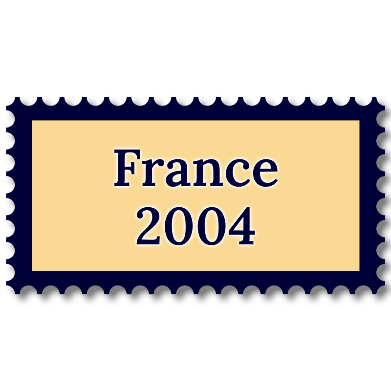 France 2004 année complète de timbres neufs**.