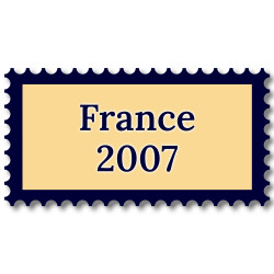 France 2007 année complète de timbres neufs**.