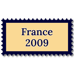 France 2009 année complète de timbres neufs**.