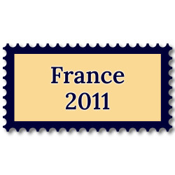 France 2011 année complète de timbres neufs**.