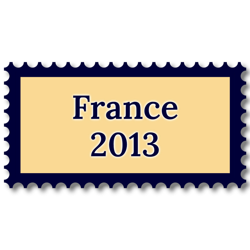 France 2013 année complète de timbres neufs**.