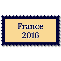 France 2016 année complète de timbres neufs**.