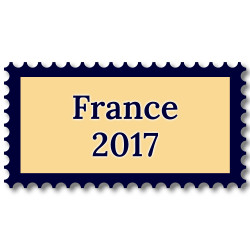 France 2017 année complète de timbres neufs**.