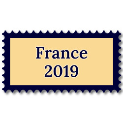 France 2019 année complète de timbres neufs**.
