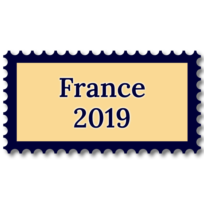 France 2019 année complète de timbres neufs**.
