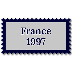 France 1997 année complète de timbres oblitérés.