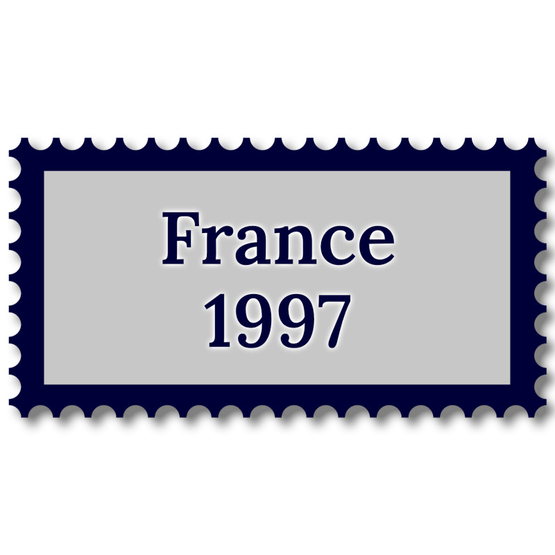 France 1997 année complète de timbres oblitérés.