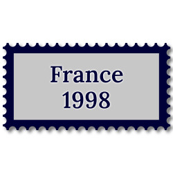 France 1998 année complète de timbres oblitérés.
