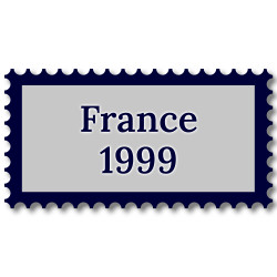 France 1999 année complète de timbres oblitérés.