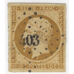Présidence timbre de France N° 9 oblitéré.