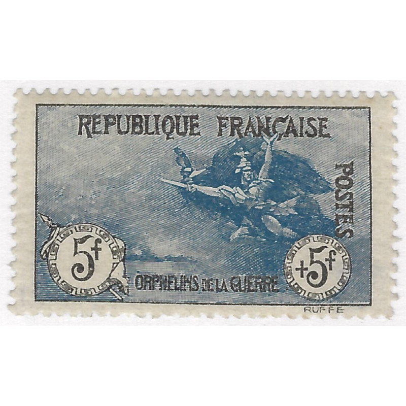 Orphelins de guerre timbre de France N°155 neuf (*).