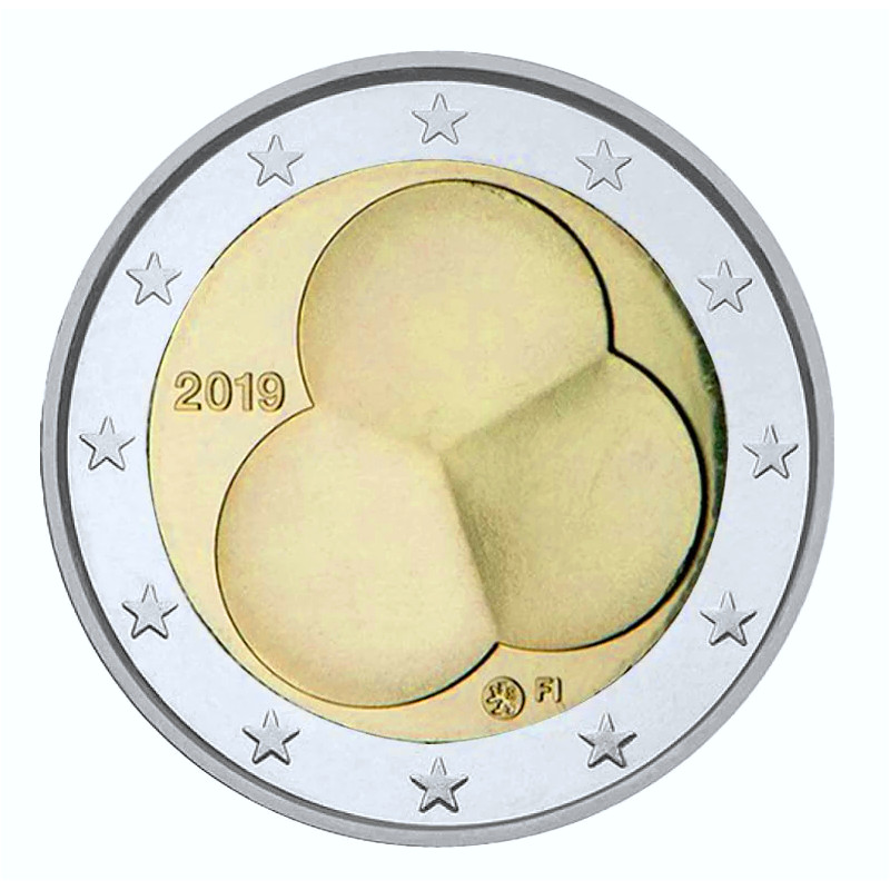 2 euro commémorative Finlande 2019 - Constitution.