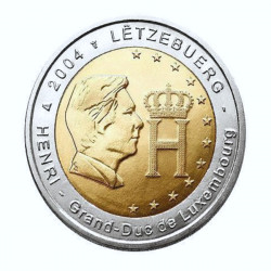 2 euros commémorative Luxembourg 2004 - Grand-Duc Henri.