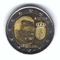 2 euros commémorative Luxembourg 2010 - Armoiries du Grand-Duc.