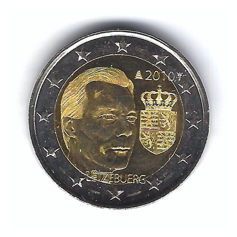 2 euros commémorative Luxembourg 2010 - Armoiries du Grand-Duc.