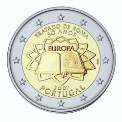 2 euros commémorative Portugal 2007 - Traité de Rome.