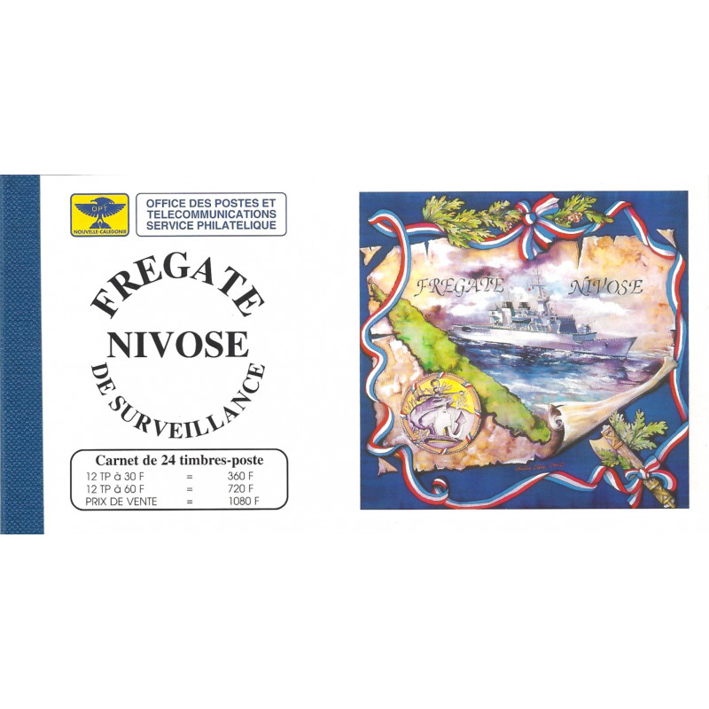 Nouvelle Calédonie carnet Frégate de surveillance Nivoise neuf**.