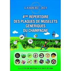 Répertoire Lambert des Plaques de Muselets Génériques du Champagne 2023.
