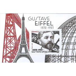 Feuillet de timbre Gustave Eiffel N°F5662 neuf**.