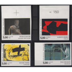 Art contemporain timbres N°2779-2782 sérié non dentelé neuf**.