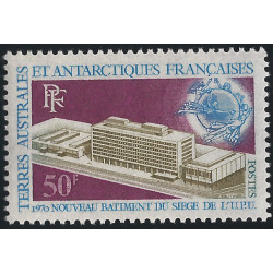 Nouveau bâtiment de l'U.P.U. timbre T.A.A.F. N°33 neuf**.
