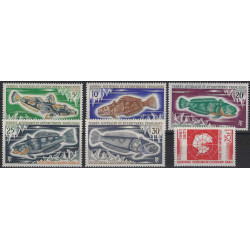 Timbres de T.A.A.F. année complète 1971 neuf**.