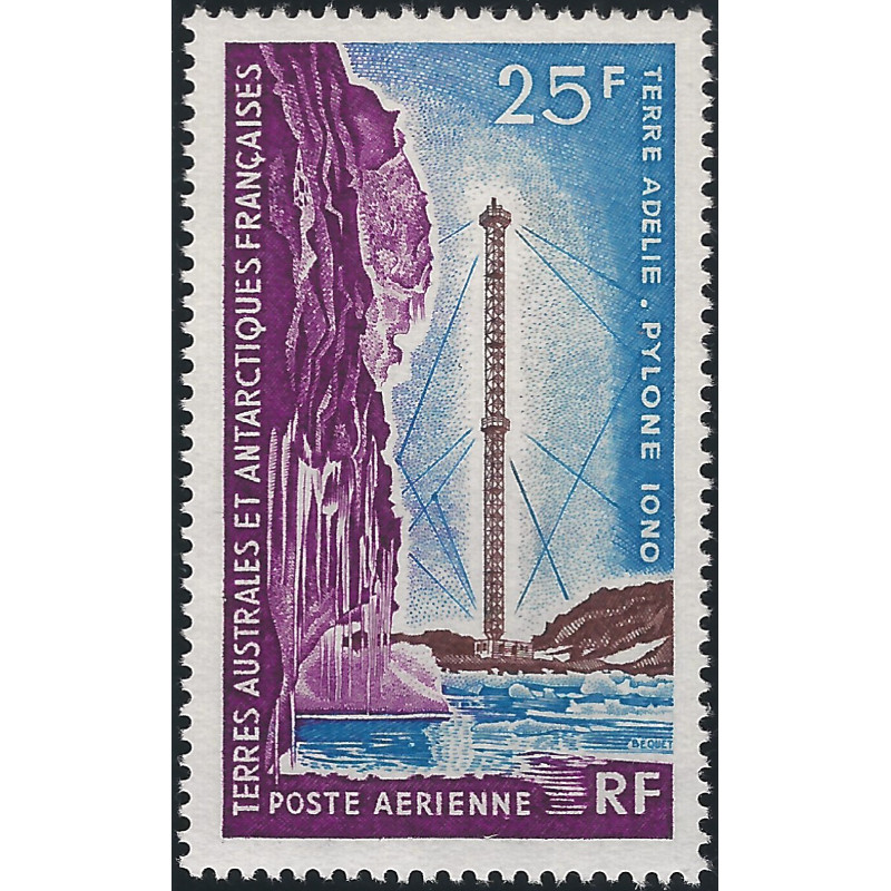 Communications T.A.A.F. poste aérienne N°13 neuf**.
