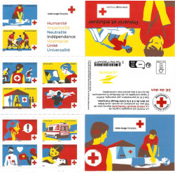 Carnet de timbres Croix-Rouge 2023.