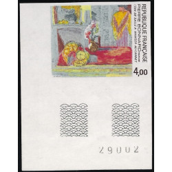 Pierre Bonnard timbre N°2301a non dentelé neuf**.