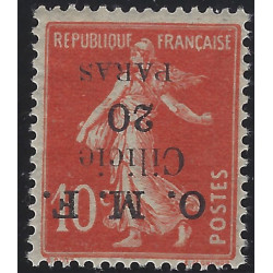 Cilicie timbre-poste N°91b variété surcharge renversé neuf**.