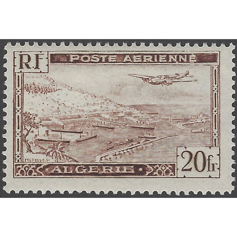 Algérie timbre poste aérienne N°4A type II neuf**, R.