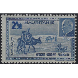 Mauritanie timbre-poste N°124a variété neuf**, R.