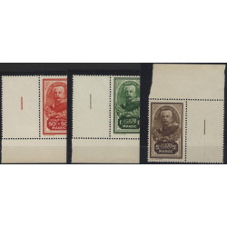 Maroc Maréchal Lyautey timbres N°150-152 série cdf neuf**.