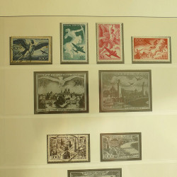 Collection timbres de France 1957-1969 en album Lindner.