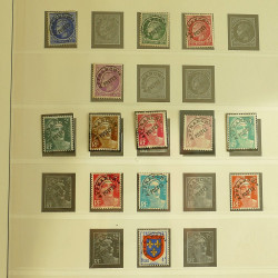 Collection timbres de France 1957-1969 en album Lindner.