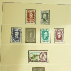 Collection timbres de France 1957-1969 en album Lindner.