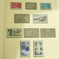 Collection timbres de France 1957-1969 en album Lindner.