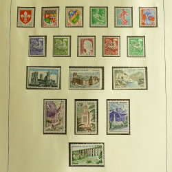 Collection timbres de France neufs 1960-1975 complet en album Lindner.