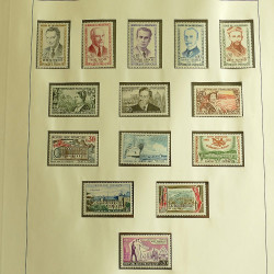 Collection timbres de France neufs 1960-1975 complet en album Lindner.