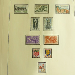 Collection timbres de France neufs 1960-1975 complet en album Lindner.