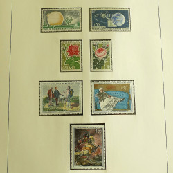 Collection timbres de France neufs 1960-1975 complet en album Lindner.