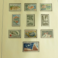 Collection timbres de France neufs 1960-1975 complet en album Lindner.