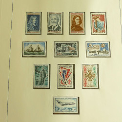 Collection timbres de France neufs 1960-1975 complet en album Lindner.