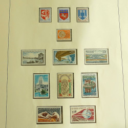 Collection timbres de France neufs 1960-1975 complet en album Lindner.