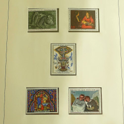 Collection timbres de France neufs 1960-1975 complet en album Lindner.