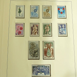 Collection timbres de France neufs 1960-1975 complet en album Lindner.