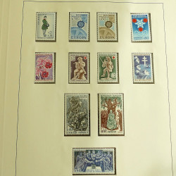 Collection timbres de France neufs 1960-1975 complet en album Lindner.