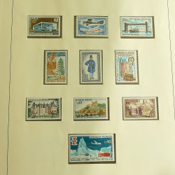 Collection timbres de France neufs 1960-1975 complet en album Lindner.