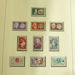 Collection timbres de France neufs 1960-1975 complet en album Lindner.