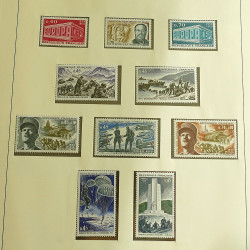 Collection timbres de France neufs 1960-1975 complet en album Lindner.